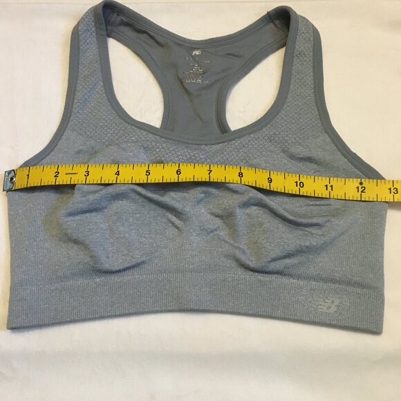 New Balance Padded Racerback Sports Bra M - Picture 7 of 9
